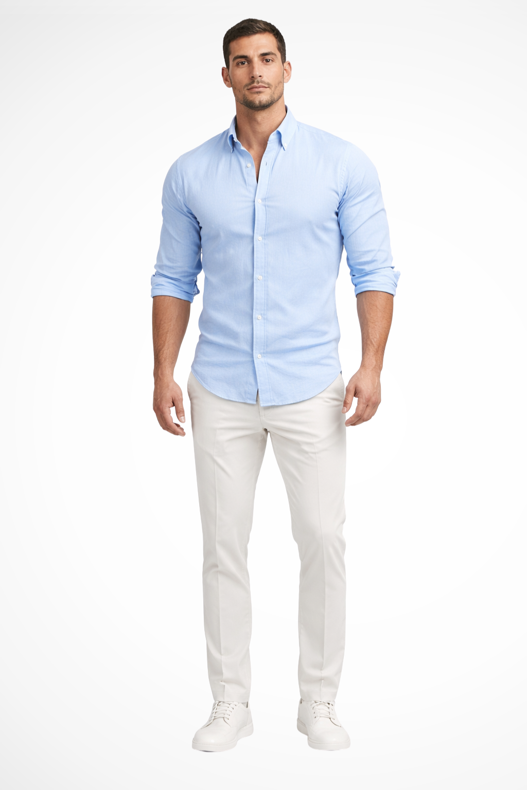 Men's Loose Fit Long Sleeve Cotton Shirt | Casual Summer Lapel Design for Everyday Wear