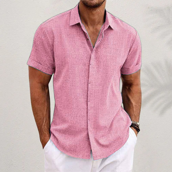 Men's Lightweight Linen Summer Shirt - Breathable Casual Wear