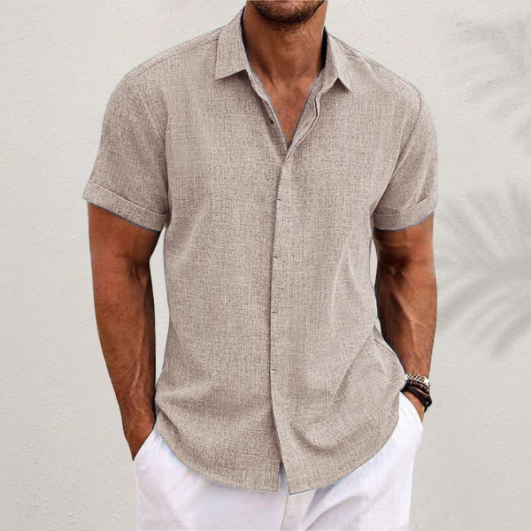 Men's Lightweight Linen Summer Shirt - Breathable Casual Wear